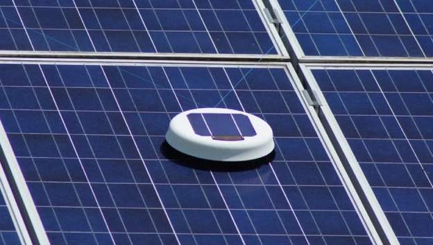 A Roomba to clean solar panels? Why not!